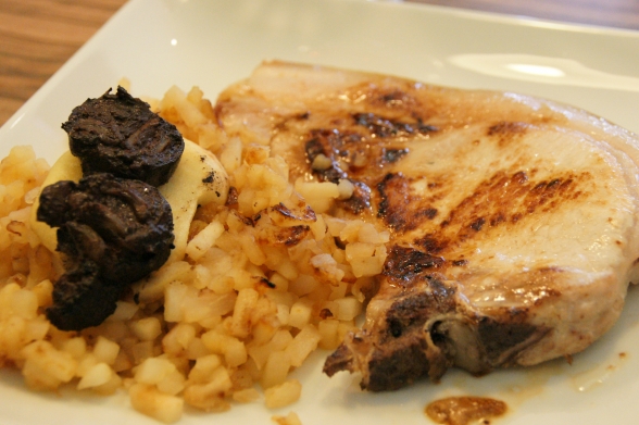 Côtes de porc aux pommes