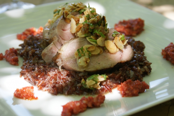  Filet mignon à l&rsquo;harissa et aux amandes