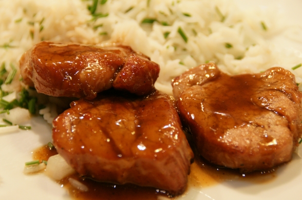 Filet mignon laqué