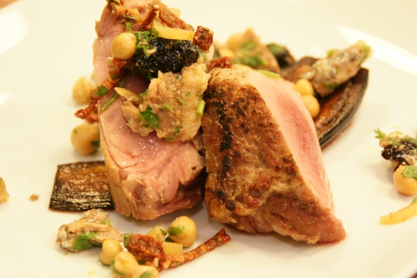 Filet mignon, sardines, citron, cumin