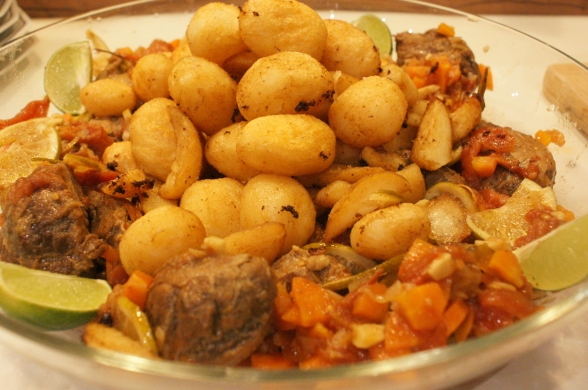 Joues de porc aux citrons verts