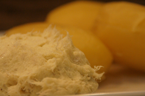 Brandade de pommes de terre chaudes