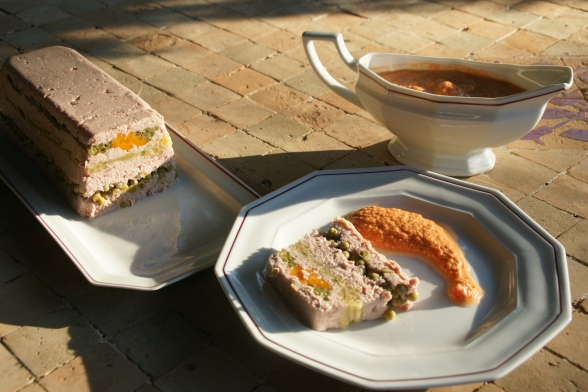 Terrine de jambon aux petits légumes