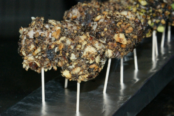 Sucettes de boudin blanc